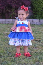 Girl's Be Spontaneous Dress Pattern - Ellie and Mac, Digital (PDF) Sewing Patterns | USA, Canada, UK, Australia