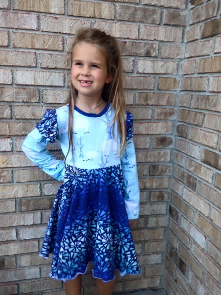Bethanie Puff Sleeve Dress Pattern - Ellie and Mac, Digital (PDF) Sewing Patterns | USA, Canada, UK, Australia