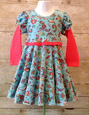 Bethanie Puff Sleeve Dress Pattern - Ellie and Mac, Digital (PDF) Sewing Patterns | USA, Canada, UK, Australia