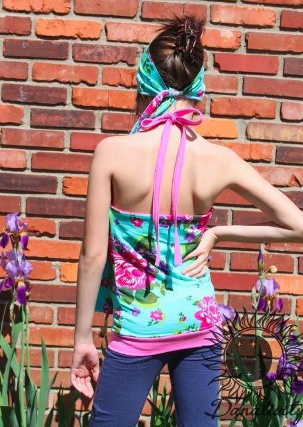 Girl's Be Trendy Halter Top Pattern - Ellie and Mac, Digital (PDF) Sewing Patterns | USA, Canada, UK, Australia