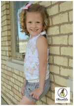 Girl's Be Trendy Halter Top Pattern - Ellie and Mac, Digital (PDF) Sewing Patterns | USA, Canada, UK, Australia