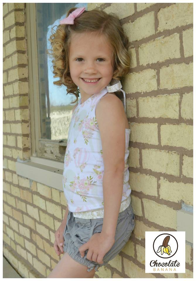 Girl's Be Trendy Halter Top Pattern - Ellie and Mac, Digital (PDF) Sewing Patterns | USA, Canada, UK, Australia