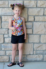 Girl's Be Trendy Halter Top Pattern - Ellie and Mac, Digital (PDF) Sewing Patterns | USA, Canada, UK, Australia