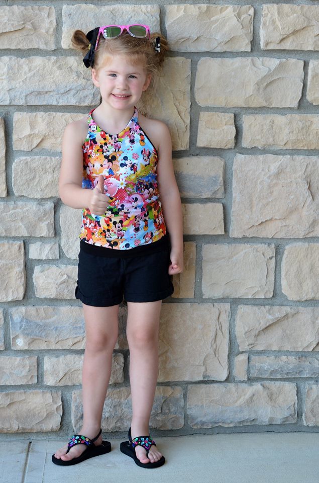 Girl's Be Trendy Halter Top Pattern - Ellie and Mac, Digital (PDF) Sewing Patterns | USA, Canada, UK, Australia