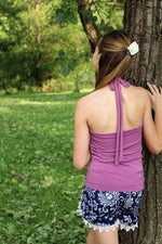Girl's Be Trendy Halter Top Pattern - Ellie and Mac, Digital (PDF) Sewing Patterns | USA, Canada, UK, Australia