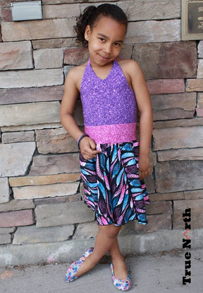 Girl's Be Unstoppable Dress Pattern - Ellie and Mac, Digital (PDF) Sewing Patterns | USA, Canada, UK, Australia