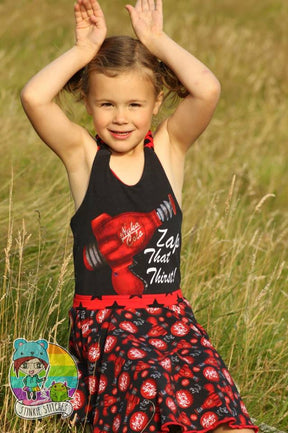 Girl's Be Unstoppable Dress Pattern - Ellie and Mac, Digital (PDF) Sewing Patterns | USA, Canada, UK, Australia