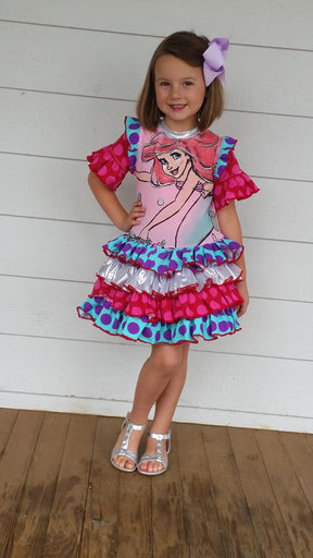 Bianca Ruffled Party Dress Pattern - Ellie and Mac, Digital (PDF) Sewing Patterns | USA, Canada, UK, Australia
