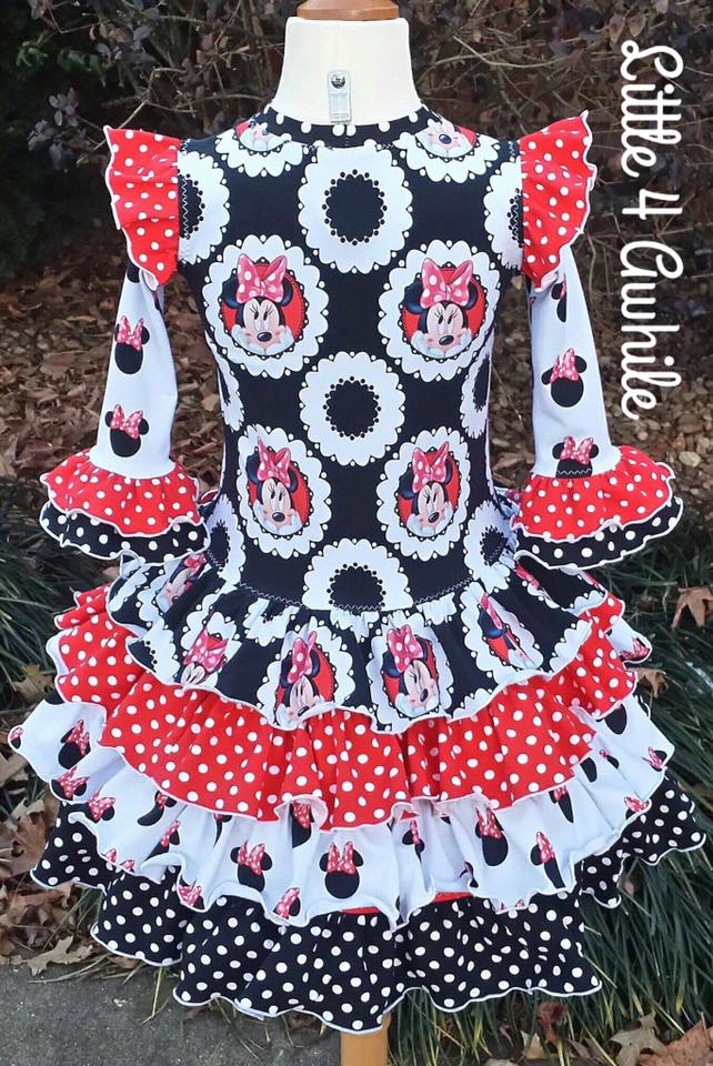 Bianca Ruffled Party Dress Pattern - Ellie and Mac, Digital (PDF) Sewing Patterns | USA, Canada, UK, Australia