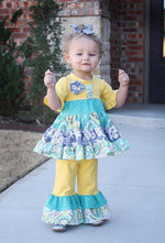 Girl's Boho Twirl Top Pattern - Ellie and Mac, Digital (PDF) Sewing Patterns | USA, Canada, UK, Australia