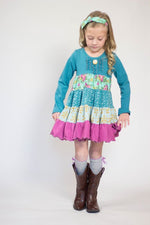 Girl's Boho Twirl Top Pattern - Ellie and Mac, Digital (PDF) Sewing Patterns | USA, Canada, UK, Australia