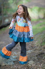 Girl's Boho Twirl Top Pattern - Ellie and Mac, Digital (PDF) Sewing Patterns | USA, Canada, UK, Australia