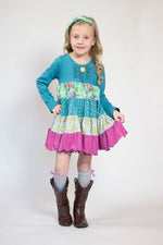 Girl's Boho Twirl Top Pattern - Ellie and Mac, Digital (PDF) Sewing Patterns | USA, Canada, UK, Australia