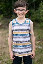 Boy's Great Adventure Tank Top Pattern - Ellie and Mac, Digital (PDF) Sewing Patterns | USA, Canada, UK, Australia