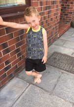 Boy's Great Adventure Tank Top Pattern - Ellie and Mac, Digital (PDF) Sewing Patterns | USA, Canada, UK, Australia