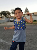 Boy's Great Adventure Tank Top Pattern - Ellie and Mac, Digital (PDF) Sewing Patterns | USA, Canada, UK, Australia