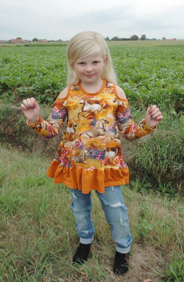 Cold Shoulder Tunic Pattern (kid's) - Clearance Sale