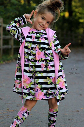 Girl's Stay Cozy Jacket Pattern - Ellie and Mac, Digital (PDF) Sewing Patterns | USA, Canada, UK, Australia