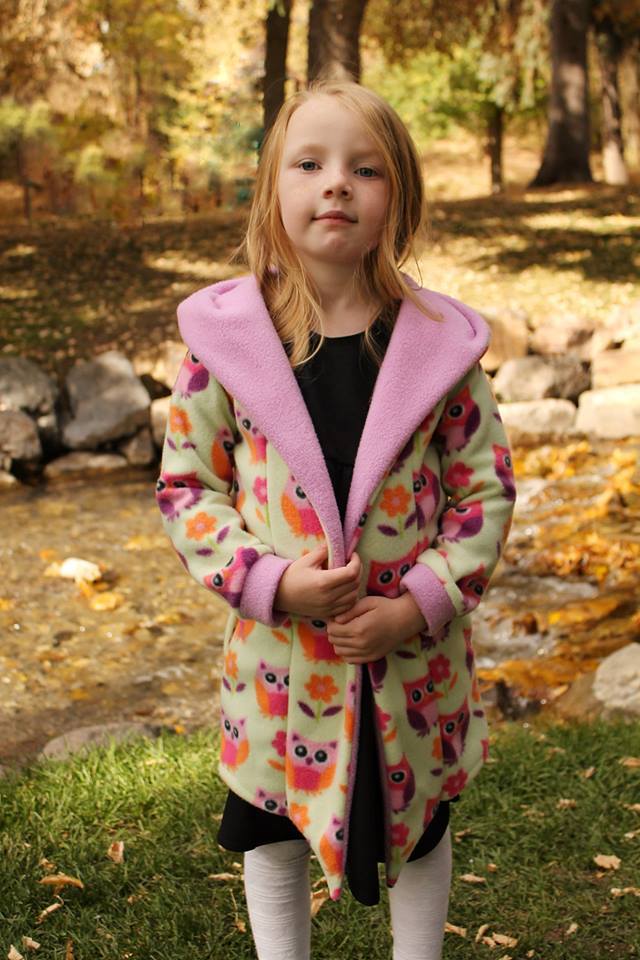 Girl's Stay Cozy Jacket Pattern - Ellie and Mac, Digital (PDF) Sewing Patterns | USA, Canada, UK, Australia