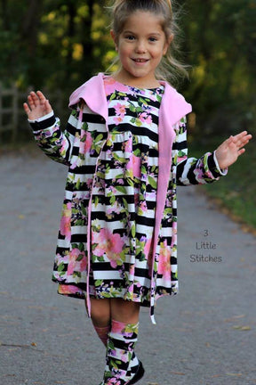 Girl's Stay Cozy Jacket Pattern - Ellie and Mac, Digital (PDF) Sewing Patterns | USA, Canada, UK, Australia