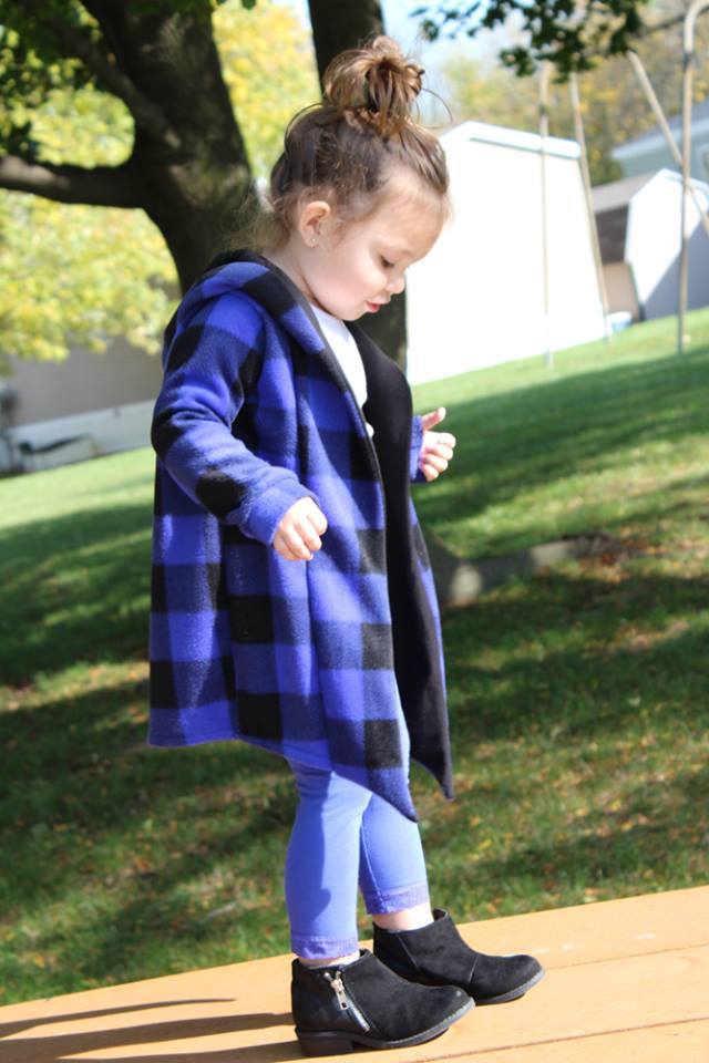 Girl's Stay Cozy Jacket Pattern - Ellie and Mac, Digital (PDF) Sewing Patterns | USA, Canada, UK, Australia