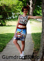 Girls Beach Dreaming Crop Top Pattern - Ellie and Mac, Digital (PDF) Sewing Patterns | USA, Canada, UK, Australia