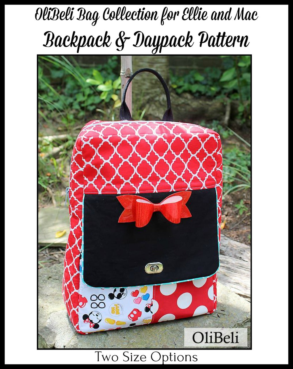 OliBeli Collection Backpack & Daypack Pattern - Ellie and Mac, Digital (PDF) Sewing Patterns | USA, Canada, UK, Australia
