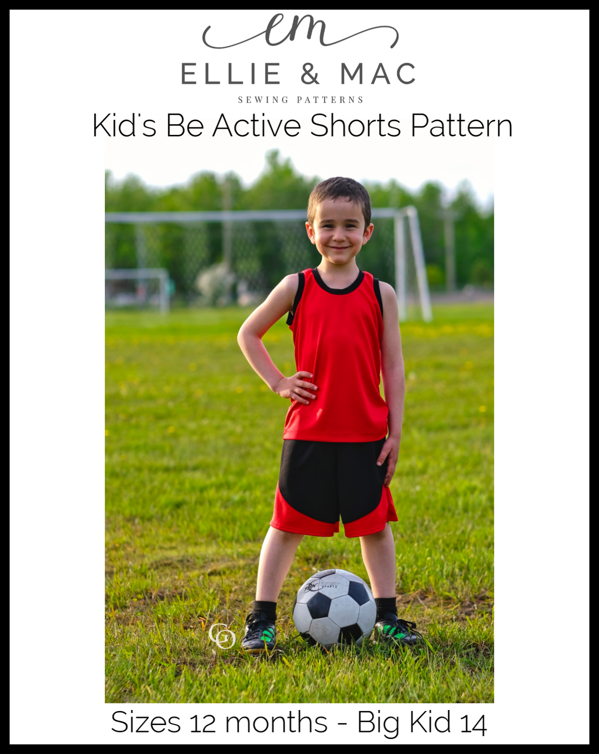 Be Active Shorts Pattern (kid's)