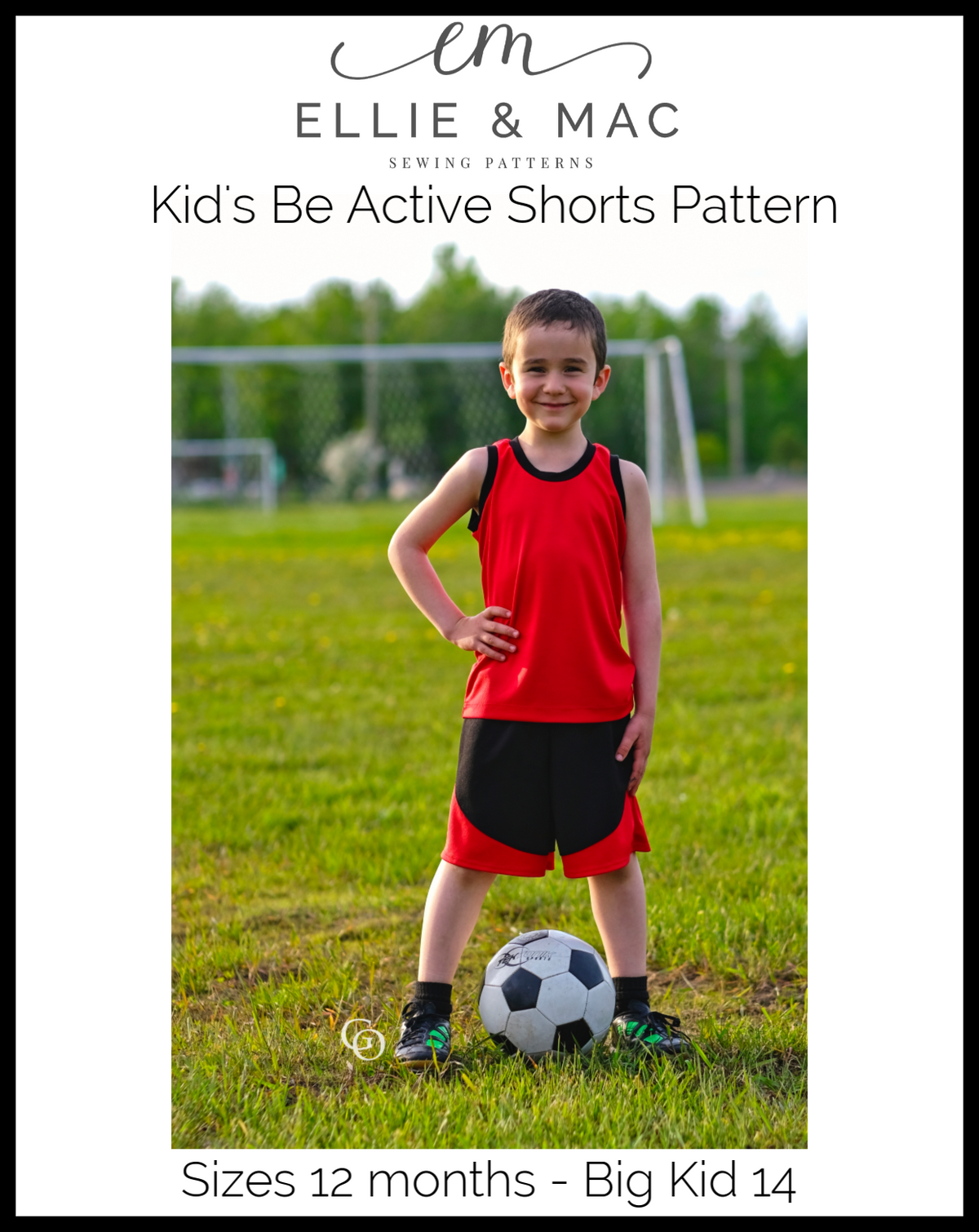 Kids Be Active Shorts Pattern