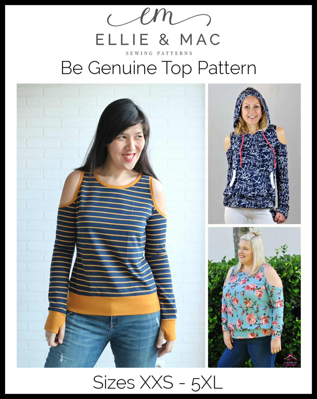 Be Genuine Top Pattern - Clearance Sale