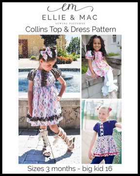 Collins Top and Dress Pattern