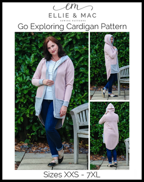 Go Exploring Cardigan Pattern (adult's)