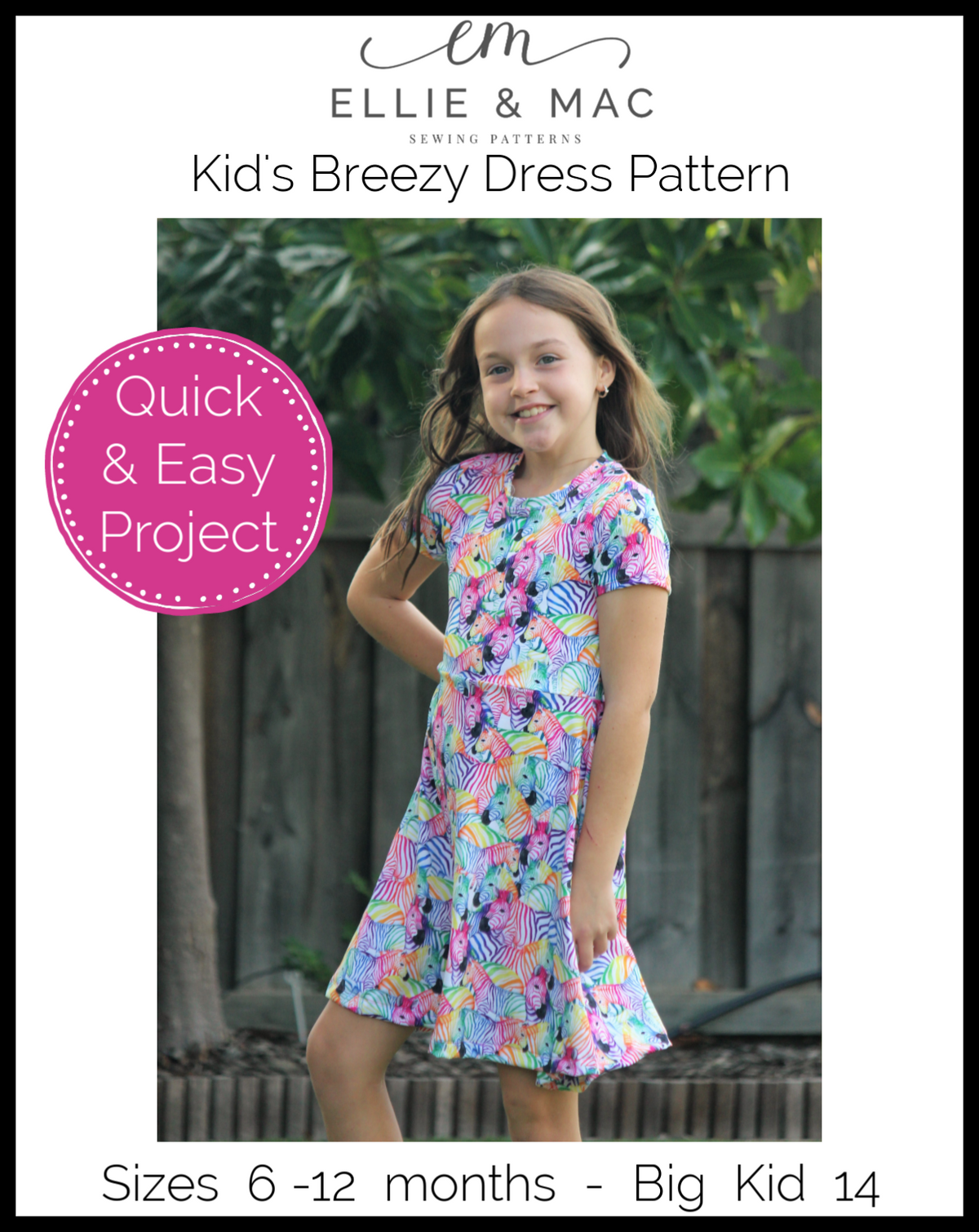 strapless open back dress Children Dress and blouse sewing pattern with a v-shaped bodice – Vagabond  Stitch main image 0