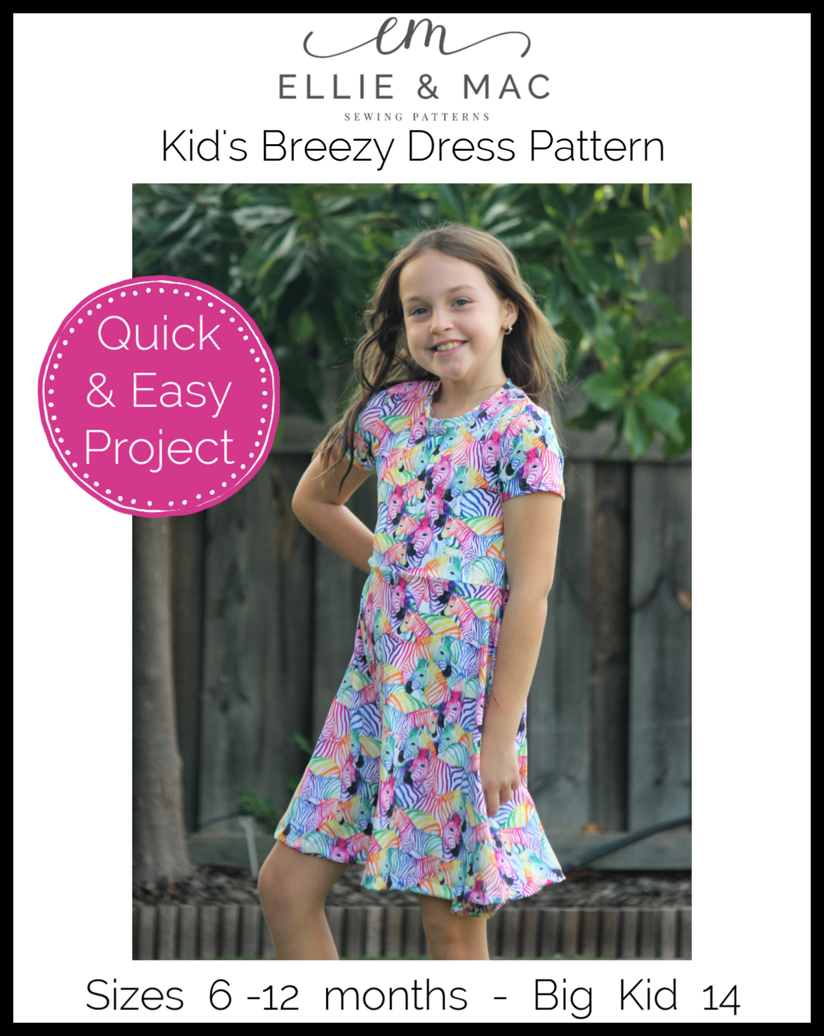 Kids Breezy Dress Pattern