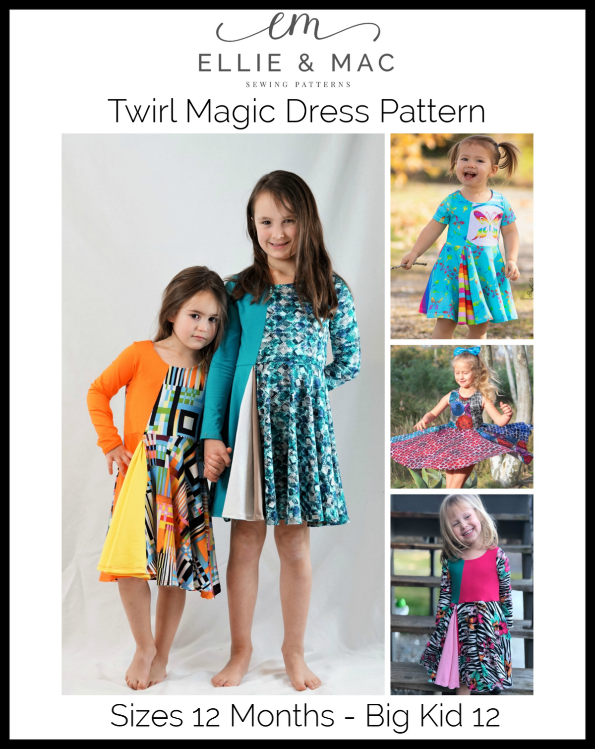 Kid's Twirl Magic Dress Pattern