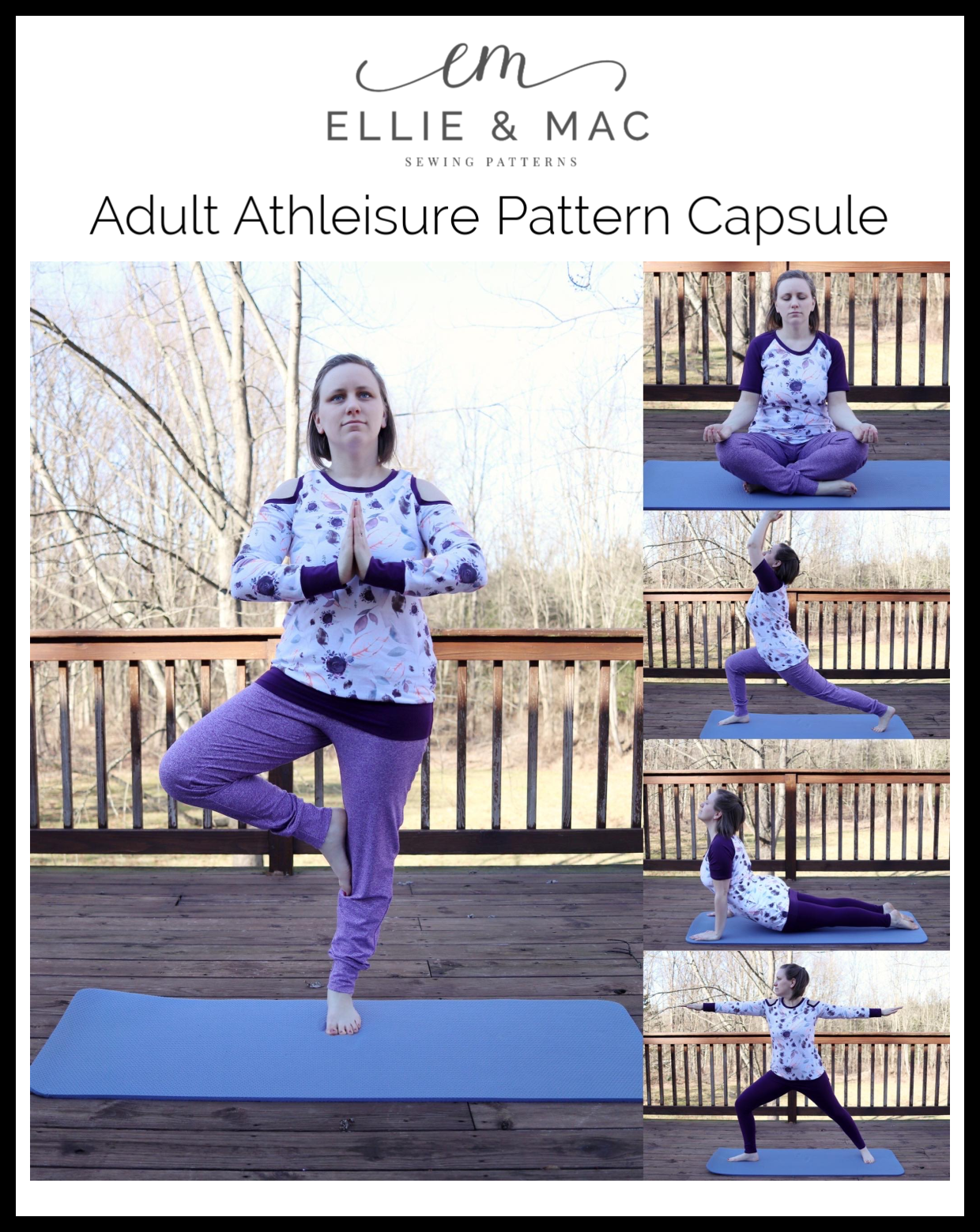 Adult Athleisure Sewing Pattern Capsule