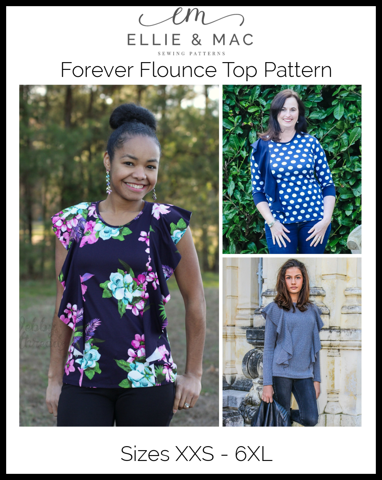 Adult Forever Flounce Top Pattern