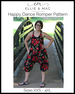 Adult Happy Dance Romper Pattern - Clearance Sale