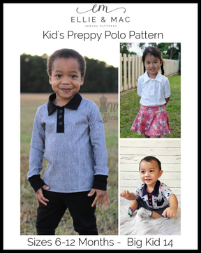 Kid's Preppy Polo Pattern Kids