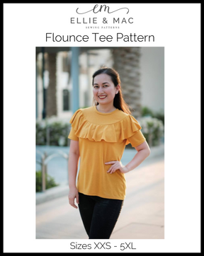 Flounce Tee Pattern