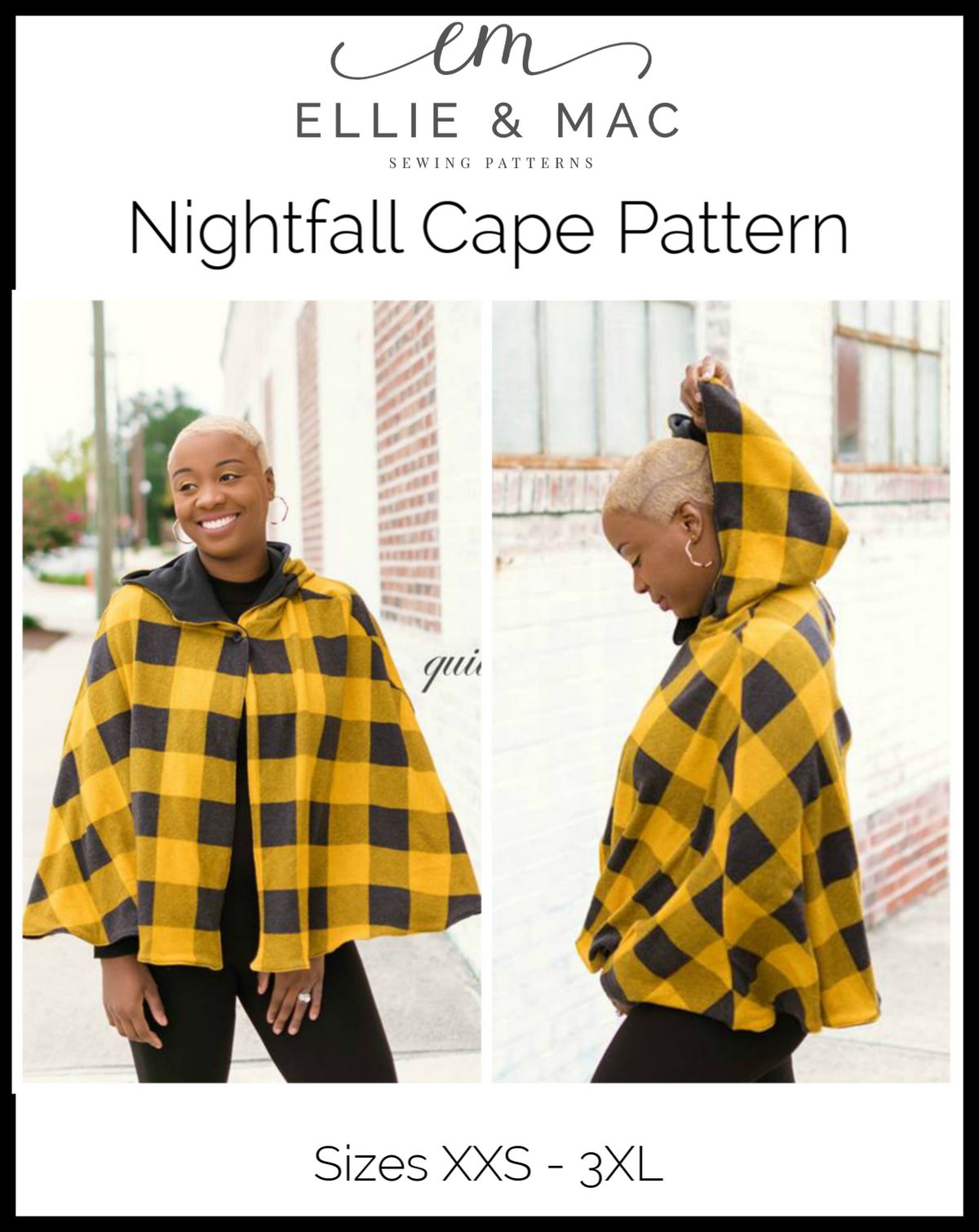 Nightfall Cape Pattern - Clearance Sale