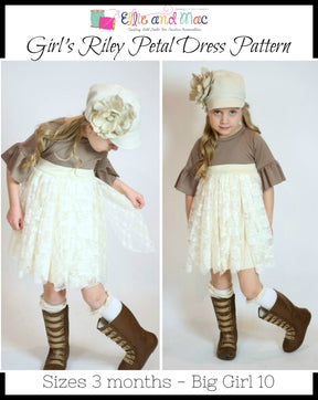 Riley Petal Dress Pattern - Clearance Sale