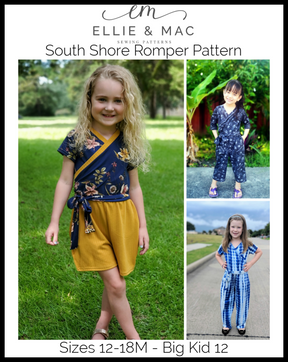 Kids South Shore Romper Pattern
