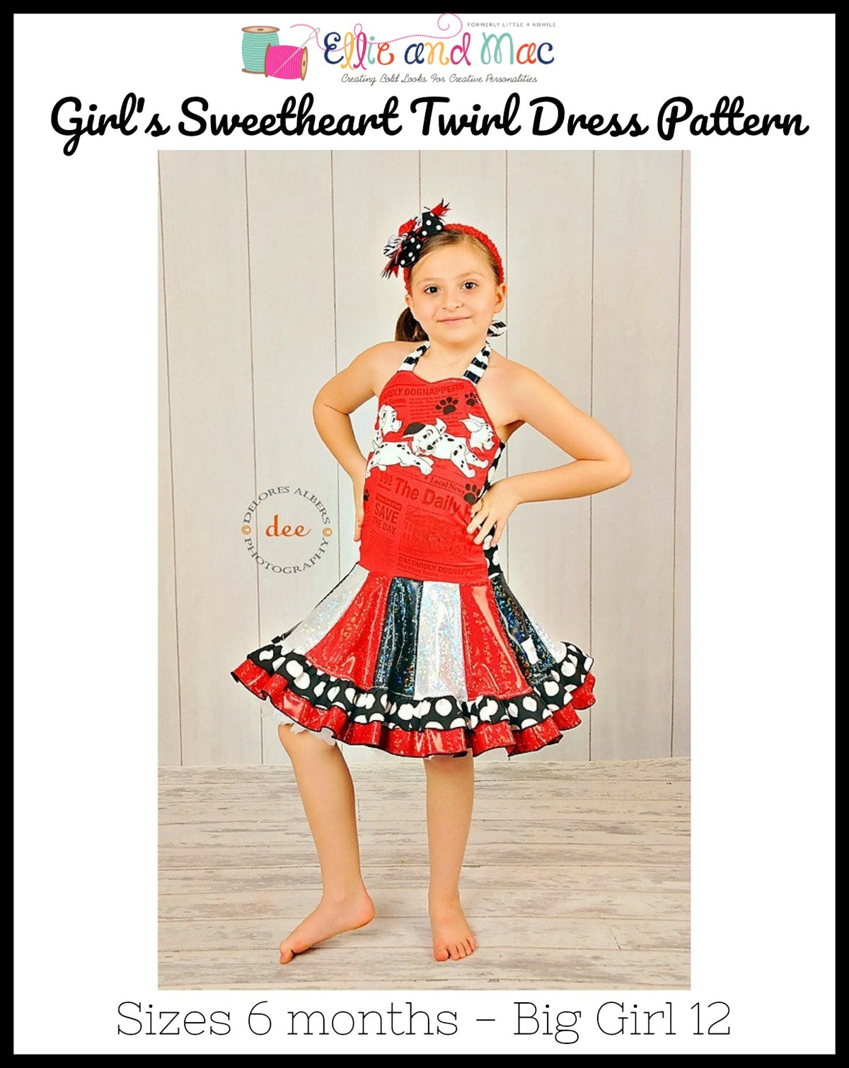 Sweetheart Halter Twirl Dress Sewing Pattern - Clearance Sale