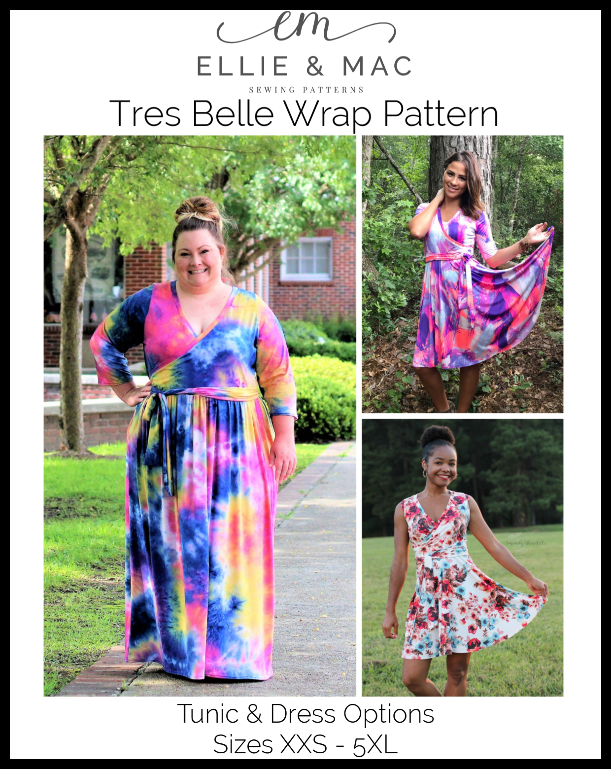 Tres Belle Wrap Tunic & Dress Pattern