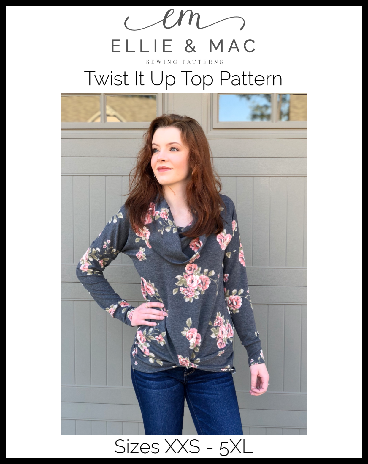Twist It Up Top Pattern (Adult)
