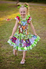 Girls Eva Skirt Set Pattern - Ellie and Mac, Digital (PDF) Sewing Patterns | USA, Canada, UK, Australia