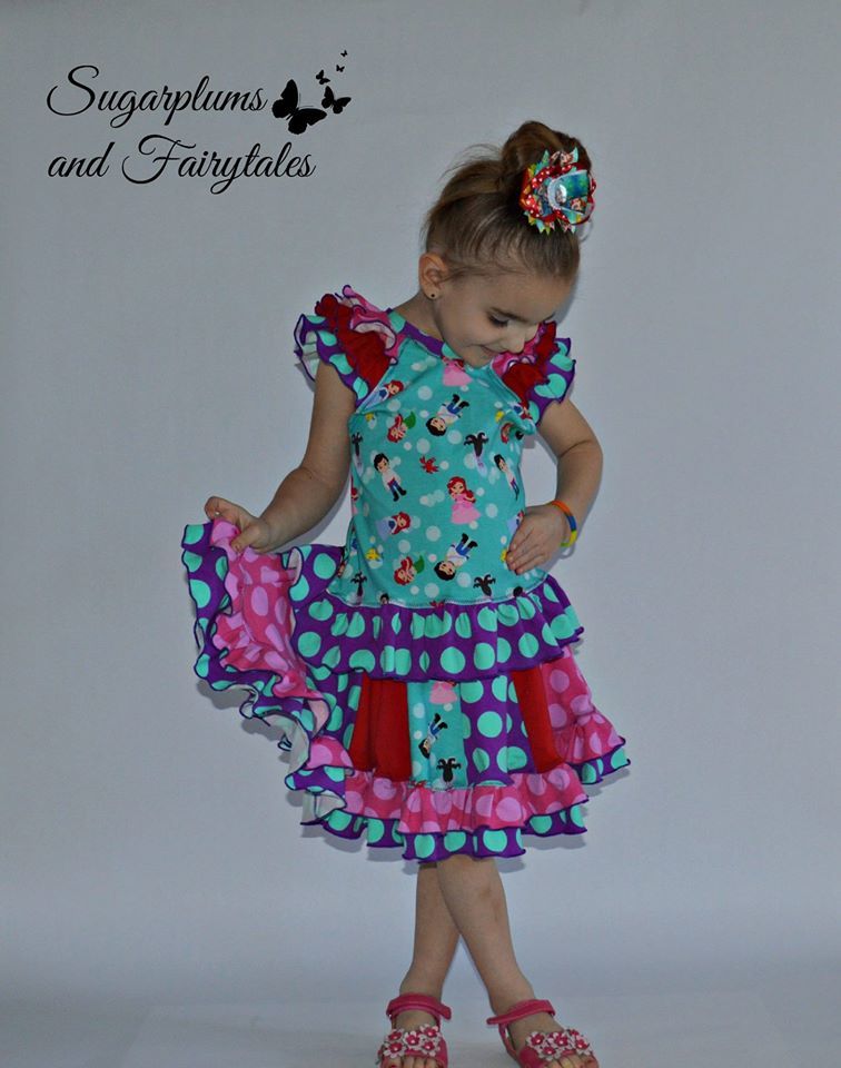 Girls Eva Skirt Set Pattern - Ellie and Mac, Digital (PDF) Sewing Patterns | USA, Canada, UK, Australia
