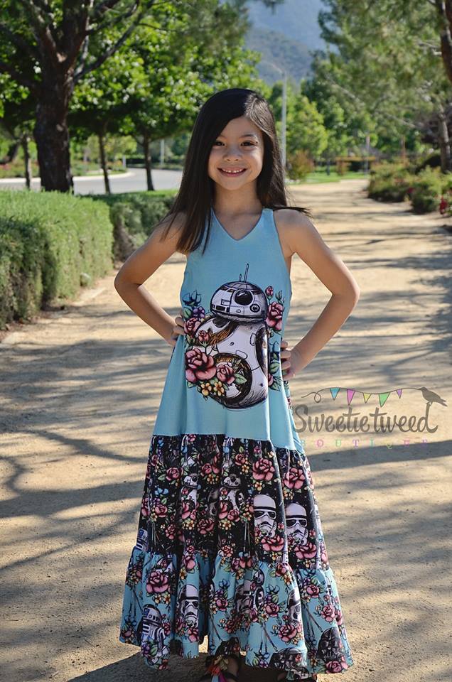 Girl's Halter Maxi Top & Dress Pattern - Ellie and Mac, Digital (PDF) Sewing Patterns | USA, Canada, UK, Australia