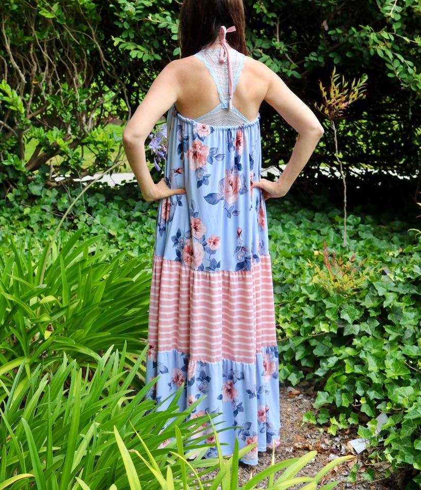 Women's Halter Maxi Top & Dress Pattern - Ellie and Mac, Digital (PDF) Sewing Patterns | USA, Canada, UK, Australia
